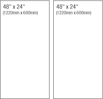 24in x 24in Square Format Multi Panel Example
