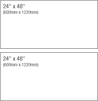 24in x 24in Square Format Multi Panel Example
