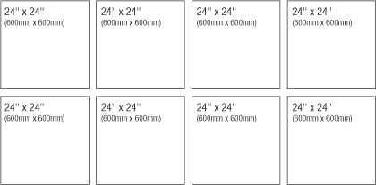 24in x 48in Panoramic Format Multi Panel Example